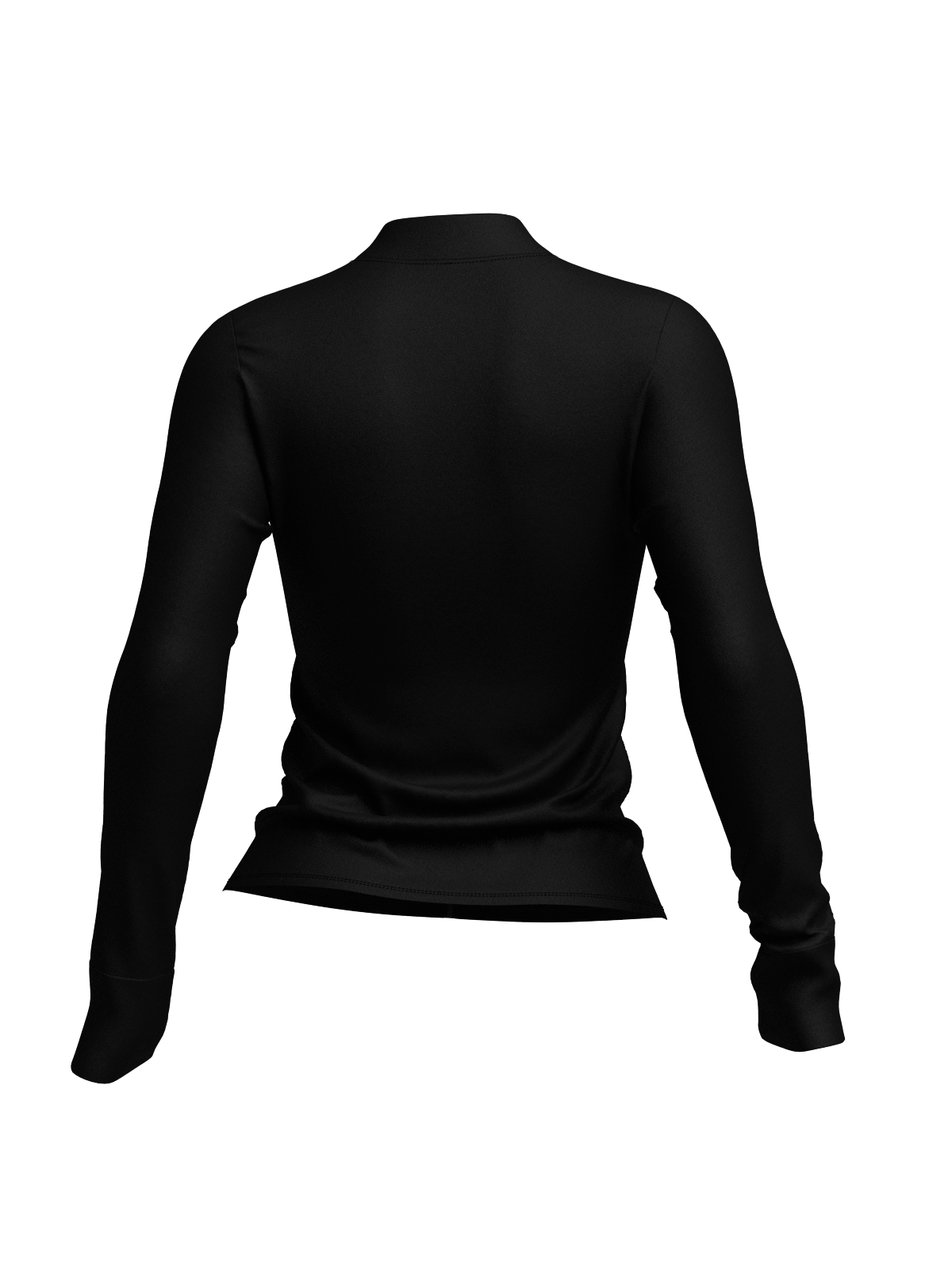 V JET BLACK LONG SLEEVE